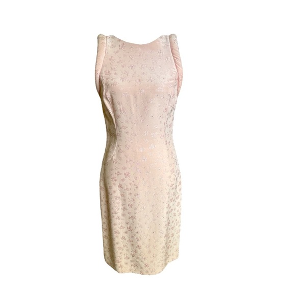 Gianni Versace Couture Vintage 1996 Silk Sheath Midi Dress - Picture 1 of 6